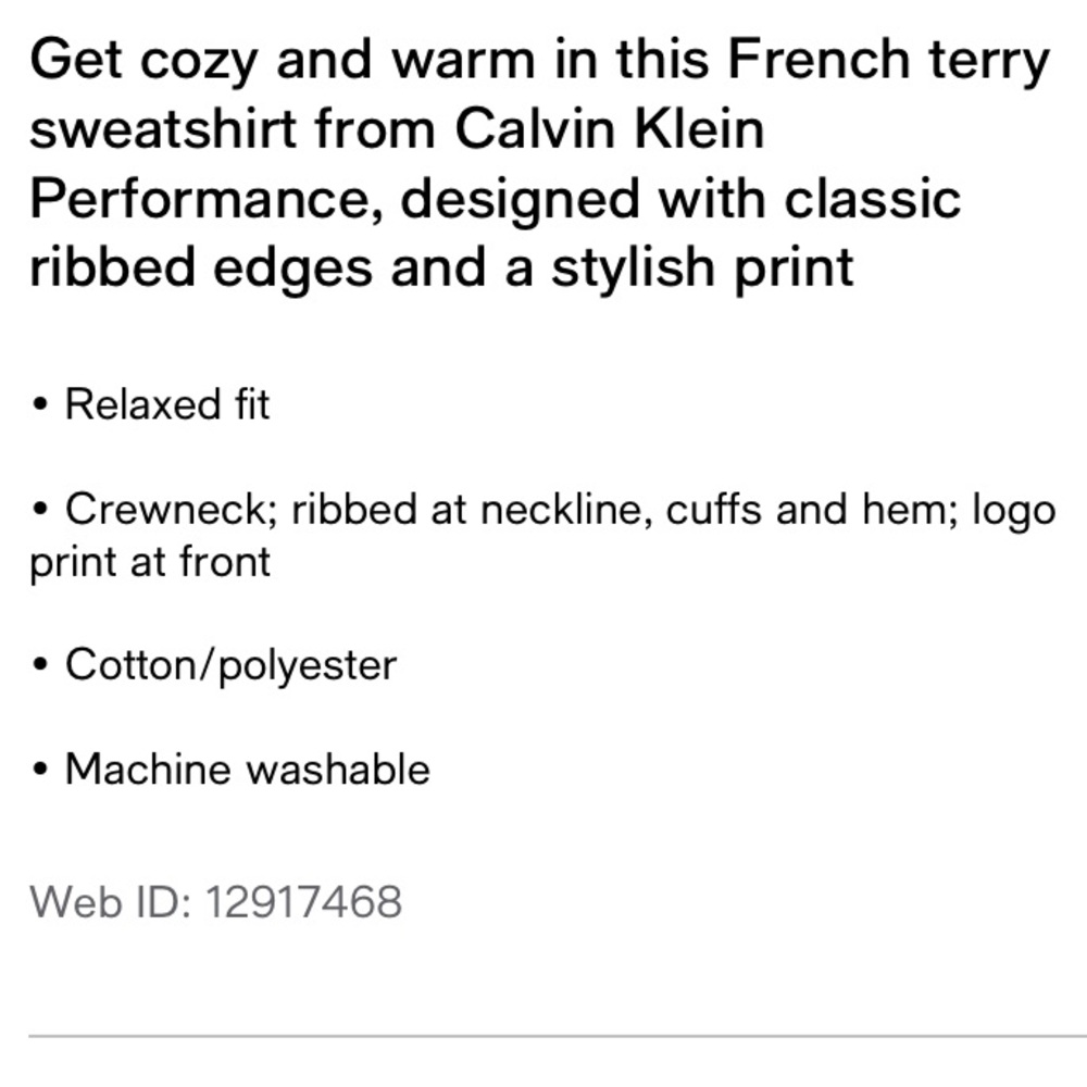 CK Performance sweatshirt - Picture 2 of 5